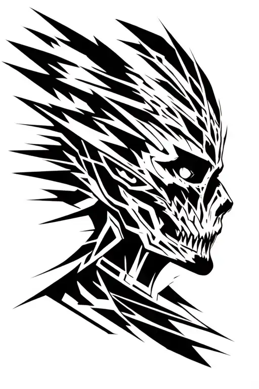 Cyberpunk 2077 Cyberware tattoo design idea