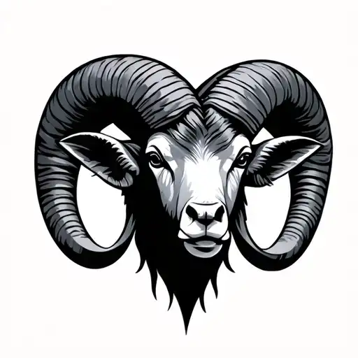 Aries Ram tattoo design idea