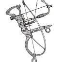 compound bow  tattoo design idea
