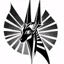 tiny flash tattoo anubis tattoo design idea