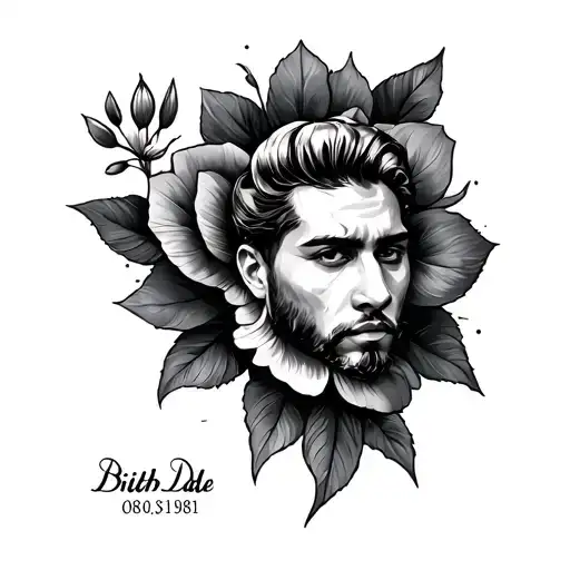 Birth Date 08 03 1981 Dilip tattoo design idea