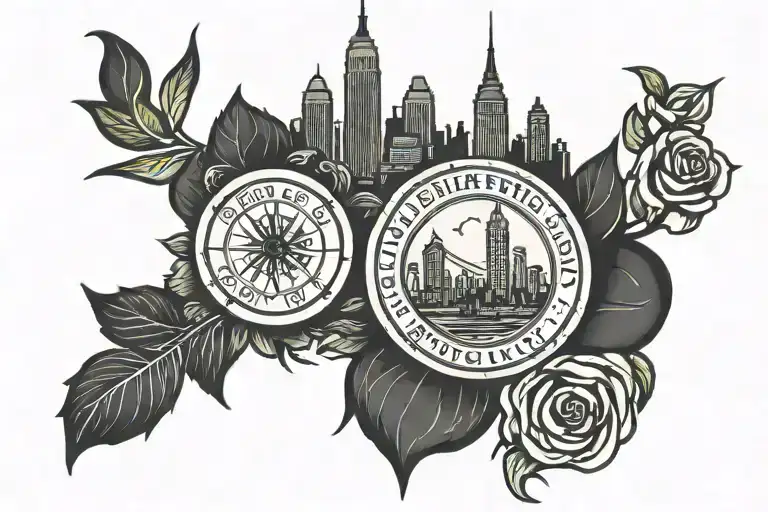New York City tattoo design idea