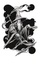 GANDALF tattoo design idea