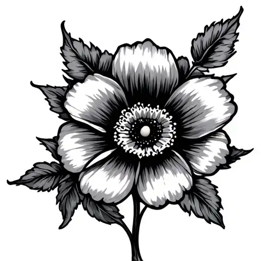 wallflower tattoo design idea
