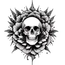 Memento Mori Memento Vivere with qui evening evening evening tattoo design idea