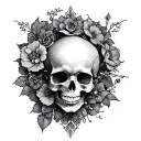 Memento Mori Memento Vivere with qui evening evening evening tattoo design idea