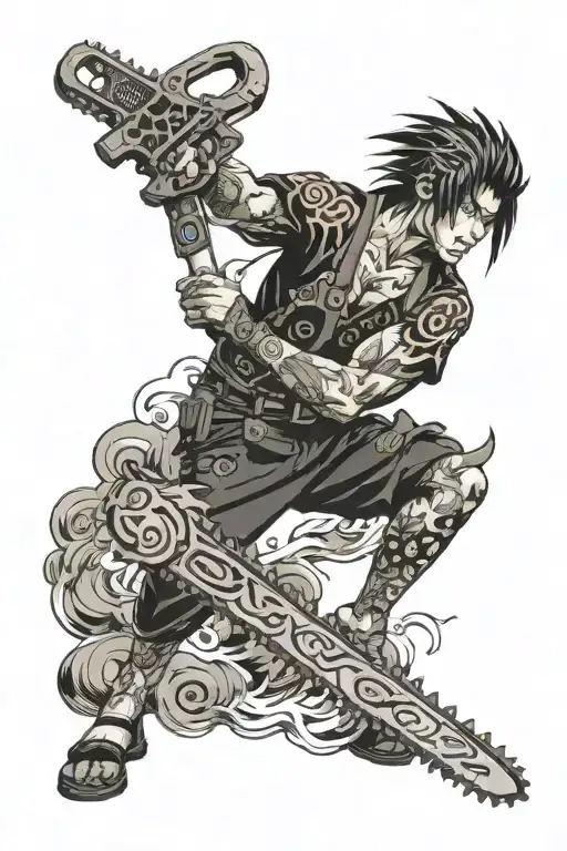 Chainsaw Man tattoo design idea