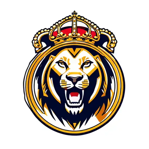 lion real madrid tattoo design idea