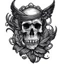 Tooled Leather tattoo design idea