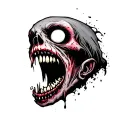 Zombie Bite tattoo design idea