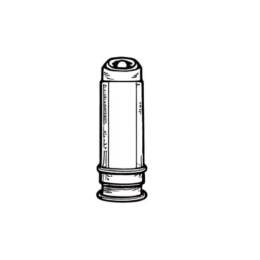 shotgun shell with a feminine desgin tattoo design idea