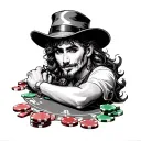 Gambling tattoo design idea