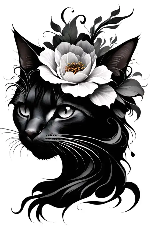 Cataleya tattoo design idea