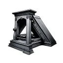 Guillotine tattoo design idea