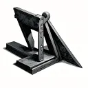 Guillotine tattoo design idea