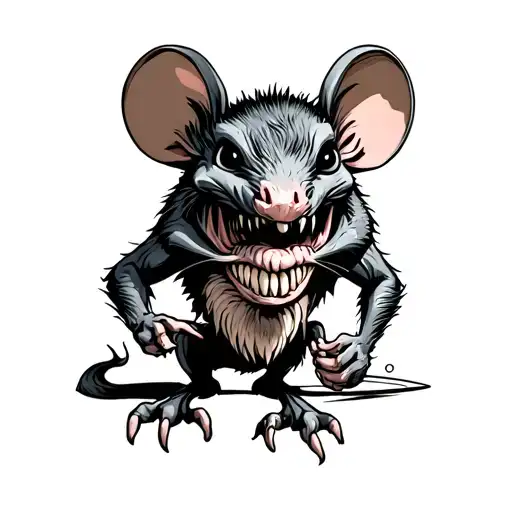 Rat Fink tattoo design idea