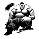 Sumo tattoo design idea