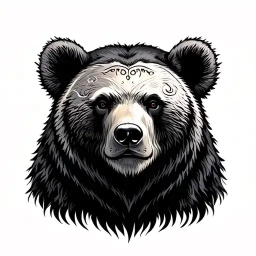Bear Spirit tattoo design idea