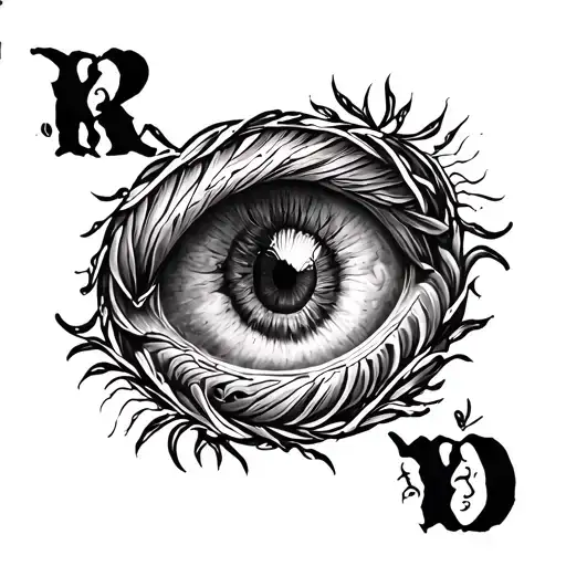 karma / what goes around comes back around tattoo design idea