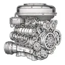 V8 Engine tattoo design idea