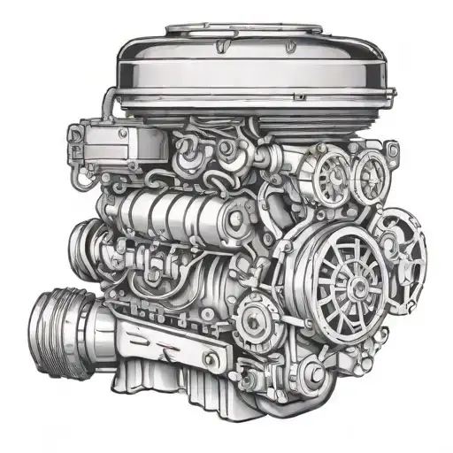 v8-engine tattoo