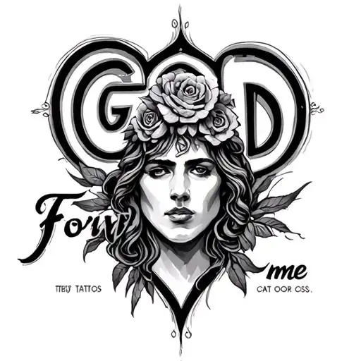 god forgive me tattoo design idea