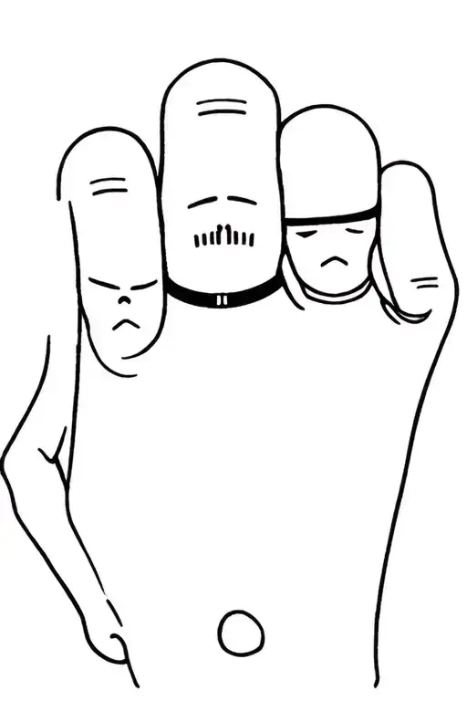 wedding ring finger, Star Wars, 3 children tattoo design idea