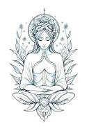 symbolizing patience  tattoo design idea