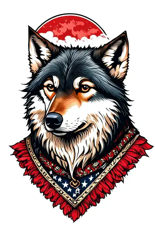 wolf in sheep's clothing tattoo design idea