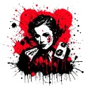 fortune favors the bold starry night backdrop scenery tattoo design idea