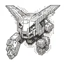 Gaming, Ori Game, Minecraft tattoo design idea