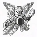 Gaming, Ori Game, Minecraft tattoo design idea