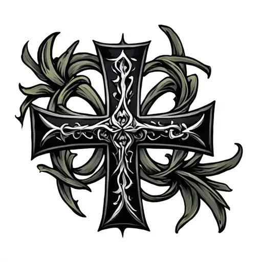 irish cross tattoo tattoo design idea