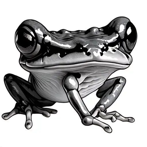 Bone Frog tattoo design idea