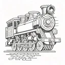 trojan train tattoo design idea