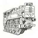 trojan train tattoo design idea