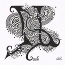 first name noah tattoo design idea