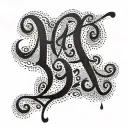 first name noah tattoo design idea