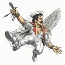 freddie mercury tattoo design idea