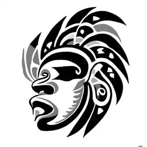 Dominican Taino tattoo design idea