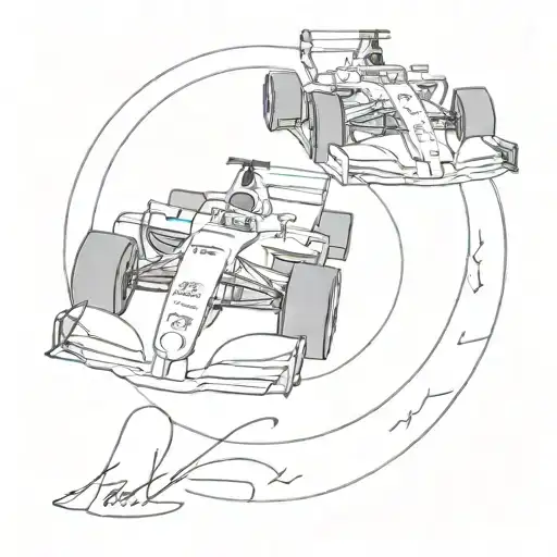 Formula 1 tattoo design idea