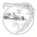 Formula 1 tattoo design idea