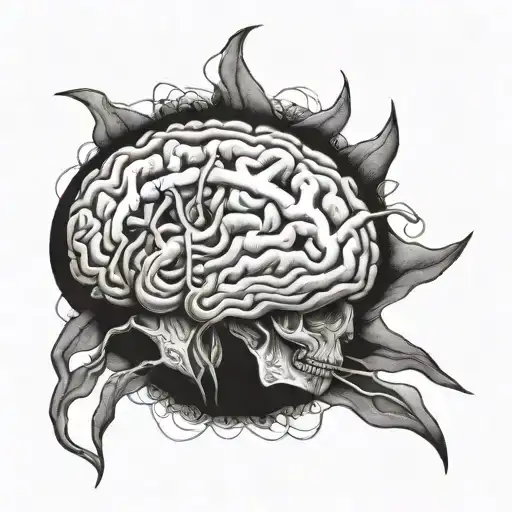 Maël 24 novembre 2011 Lucas 25 juin 2006 brain due to aneurysm tattoo design idea