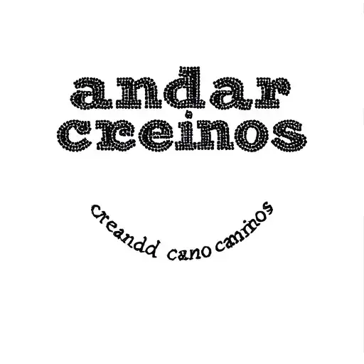 "andar creando caminos" a text saying "andar creando caminos" around the forearm like a circle. additional design around the letters as a frame tattoo design idea