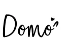 "Domo♡
" tattoo design idea