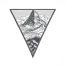matterhorn mountain tattoo design idea