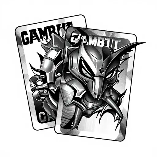 Gamgit Cards 22+ Gambit Card Tattoo Ideas in 2026 - BlackInk AI