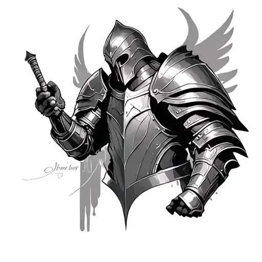 full armor of god  tattoo design idea