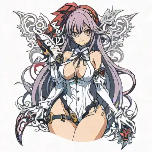 rias gremory sexy tattoo design idea