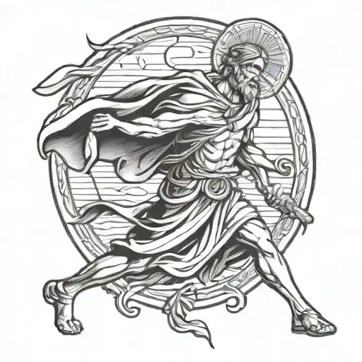 saint christopher tattoo design idea